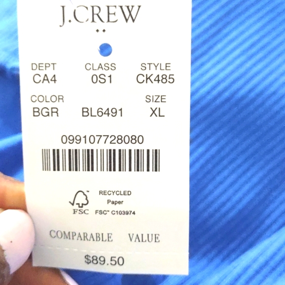 J. Crew Bow-strap knit Top  Mixy Dress MSRP $89 - Picture 4 of 6